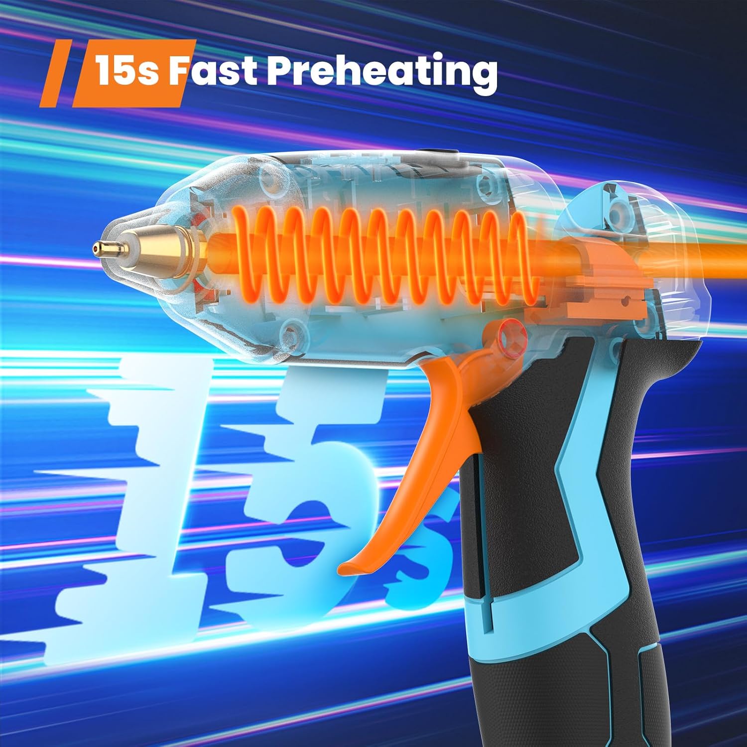 GoGonova Cordless Glue Gun, 15s Fast Preheating 2Ah Cordless Hot Glue Gun with 25 Pcs Premium Mini Glue Gun Sticks, USB-C Battery Rechargeable Hot Glue Gun, Smart Power-Off
#am_amazon_associate
Price:    $20.98
Price may change at any time and may only be accurate at time of post
#ad Get more information here -->  https://amzn.to/4t1xEGo
•	♡KIND REMINDER♡ - Please Fully Charge Before Using!!! Long Press the top button until the lights flashing means power on successfully.
•	15 Second Fast Preheating & Cordless Design - With only 15s, The heating system of Gogonova hot glue gun is almost 10 times faster than ordinary ones! Saving your time waiting for preheating. The cordless design gives you more portability While gluing items. Saving more storage room and freedom of use
