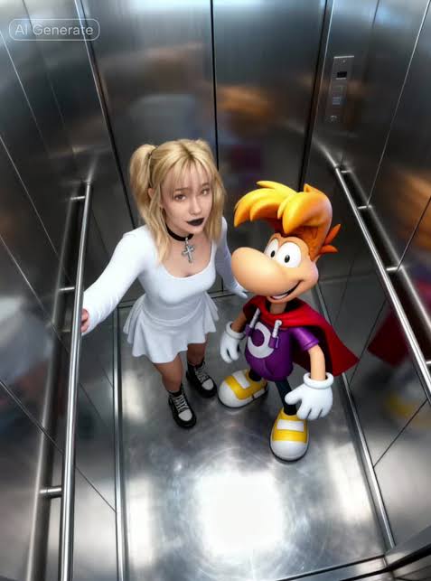 Shitty Rayman Ai slop with limbs