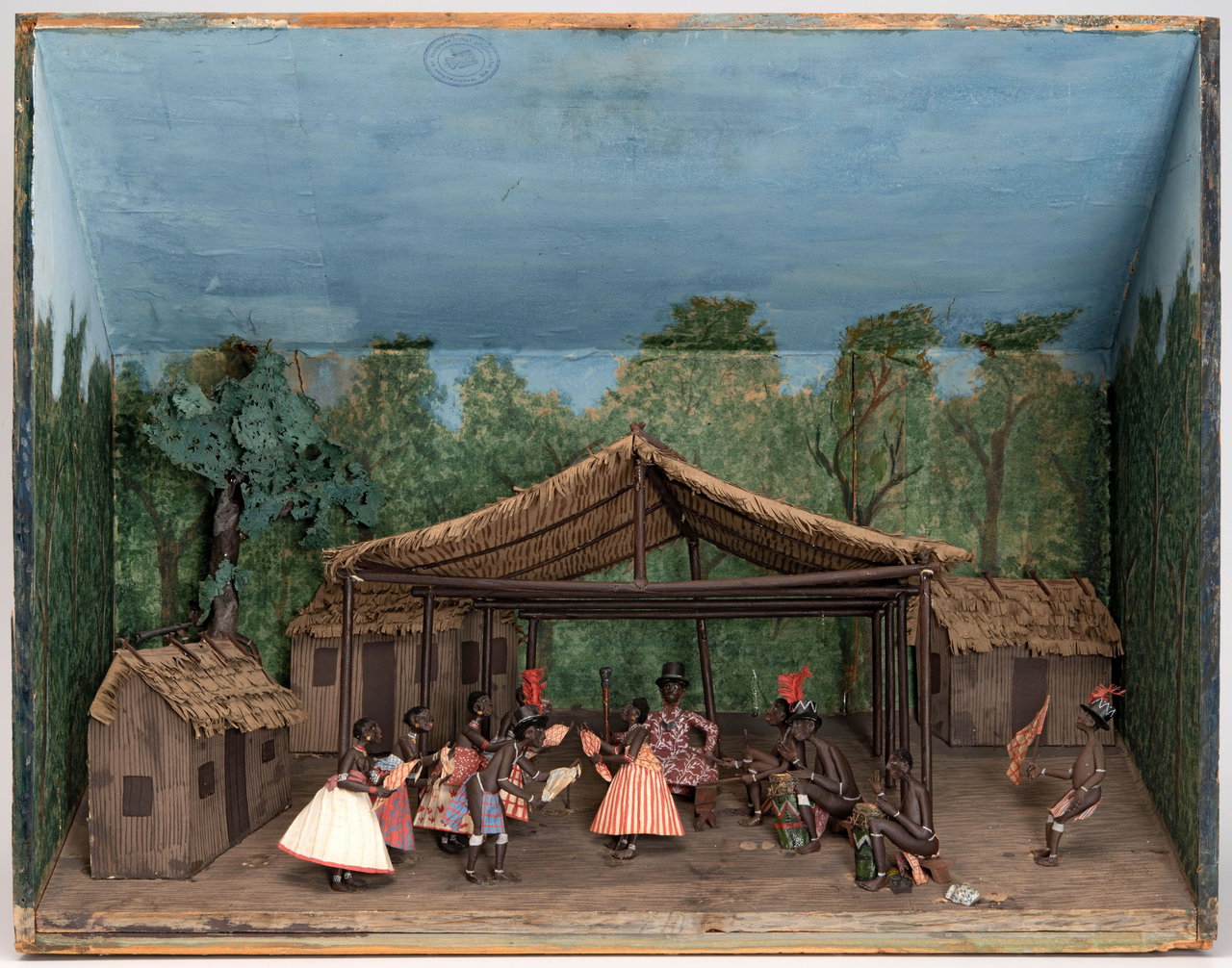 Diorama of life in Suriname