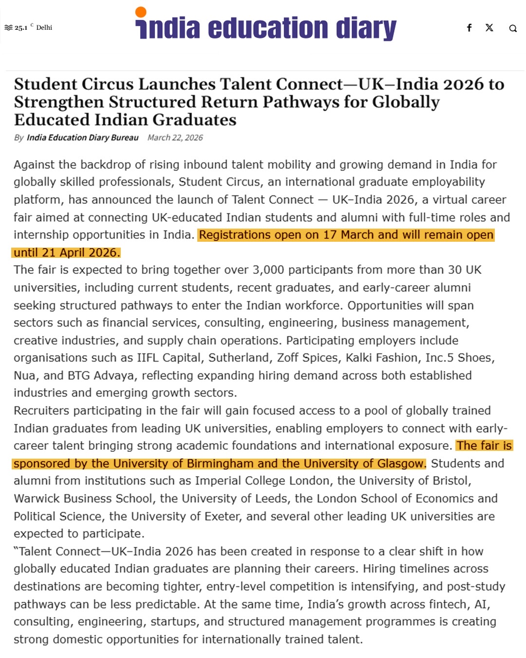 Talent Connect by Student Circus