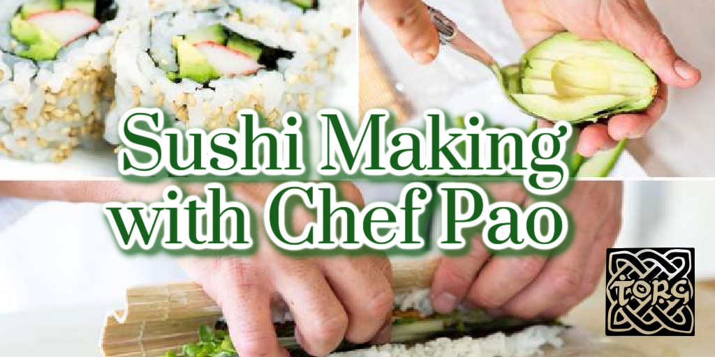 Sushi Making with Chef Pao at Torg Brewery.