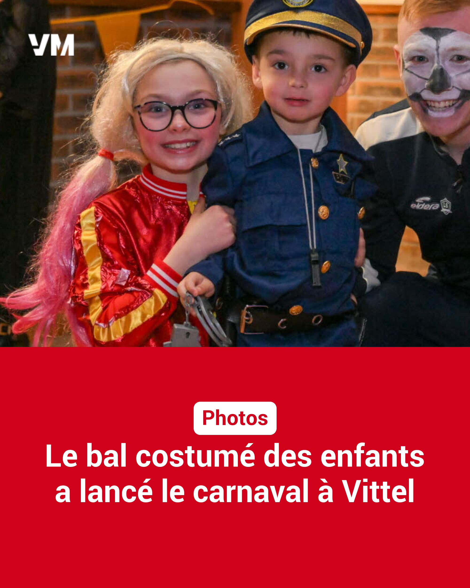 Photos Le bal costumé des enfants a lancé le carnaval à Vittel