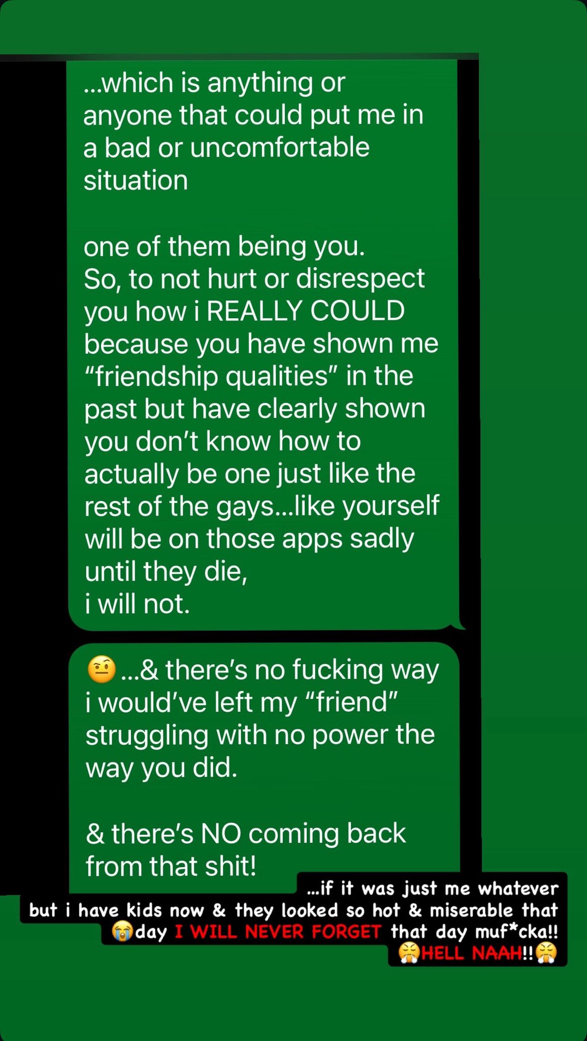 😭…a screenshot of 👑Javanté Nova💫
(part 3/6)

“Putting a grown man in his place”
before ending the “relationship”
😮‍💨
…🫠damn lol