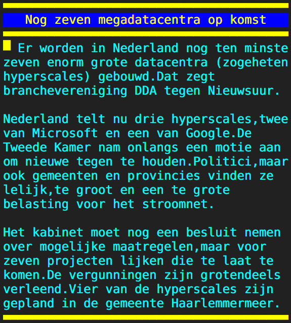 Hyperscales in Nederland | Google - Microsoft