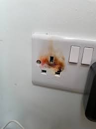 Brown or black marks on sockets