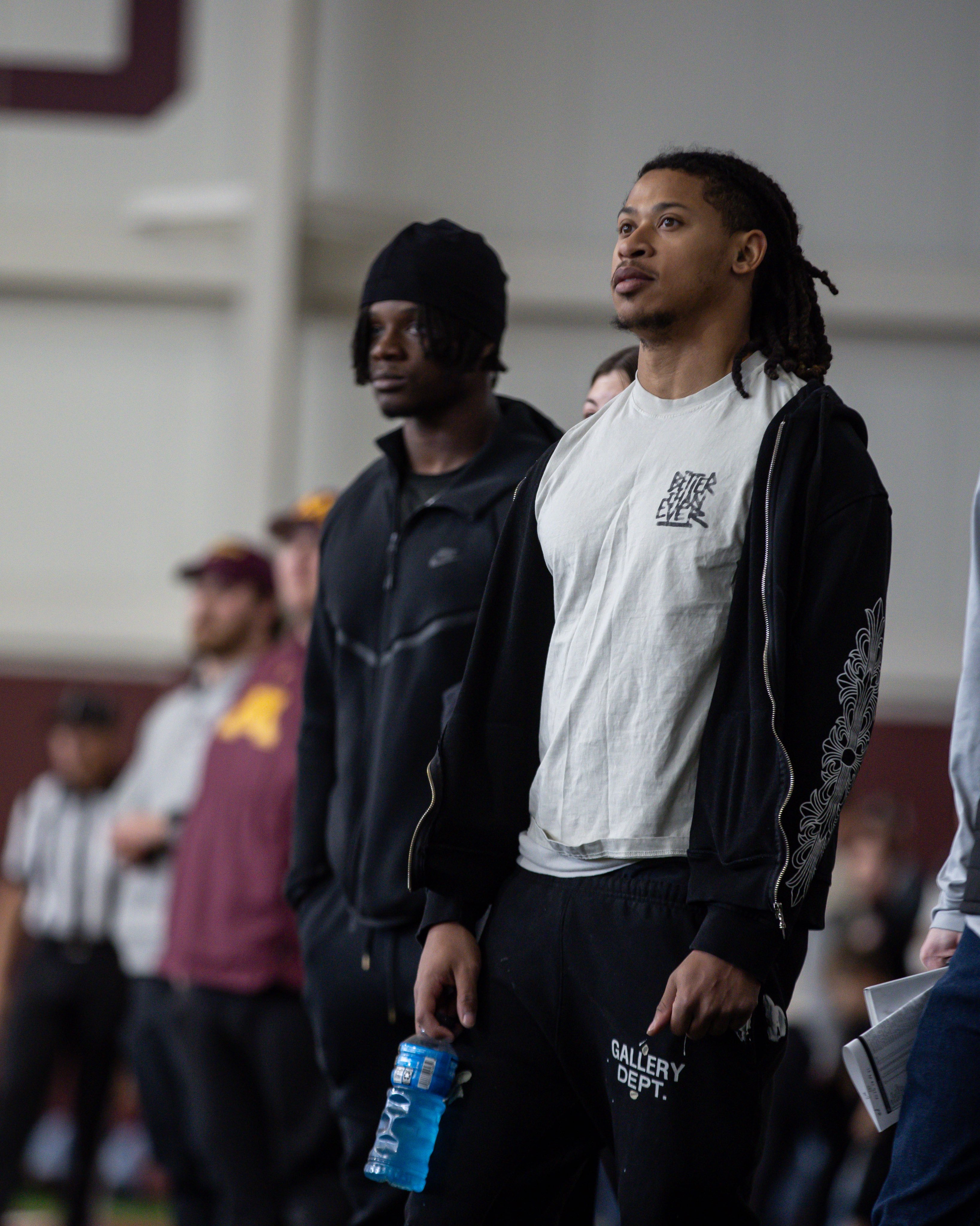 Le’Meke Brockington (left) and Daniel Jackson (right)