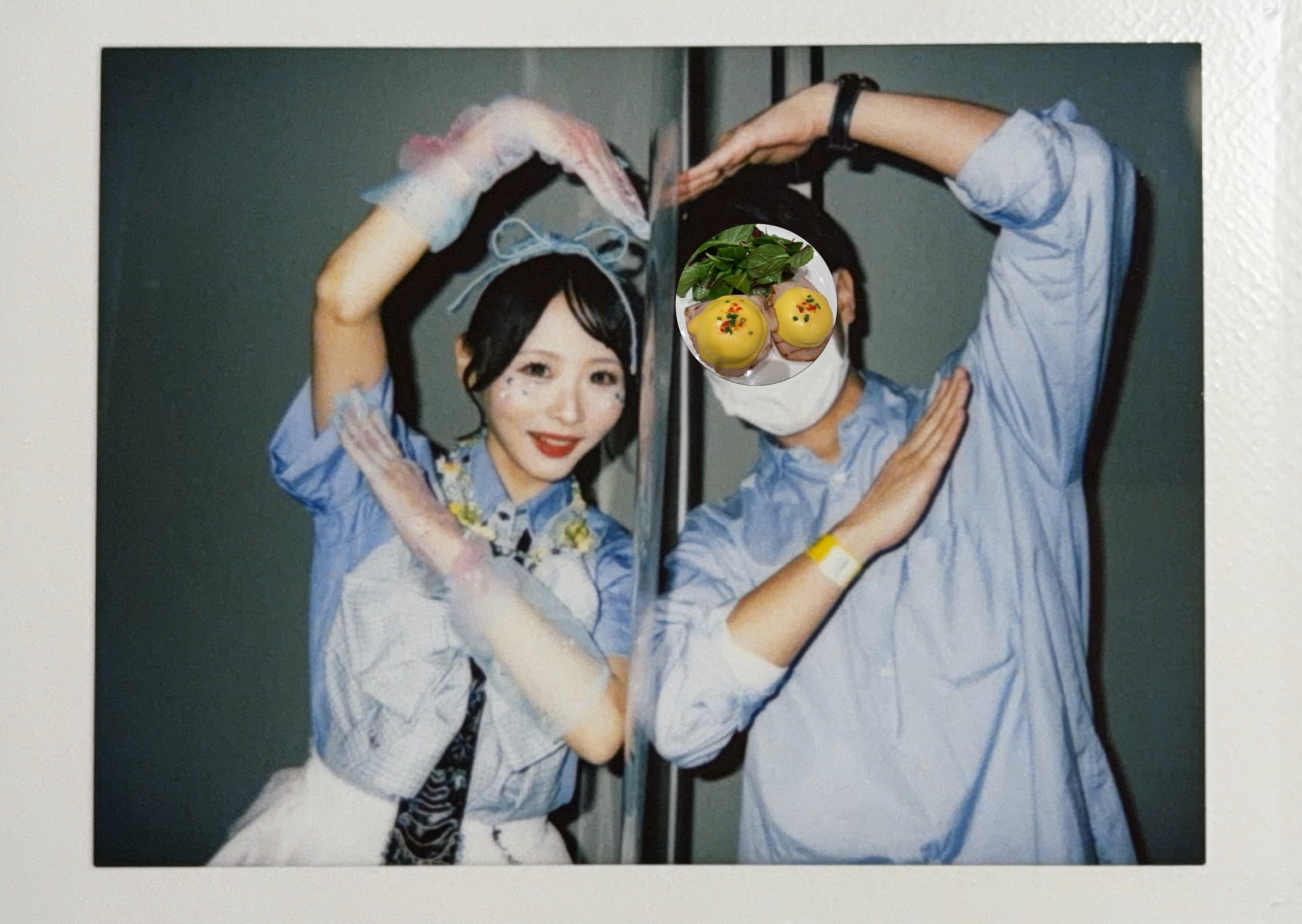 でかはーと！

おでこが見れたのはギャルの時以来だったけど、
おでこ出しスタイルめちゃ好きよ🩵