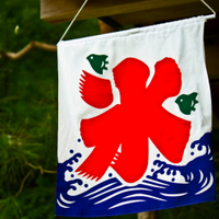 夏暖簾(なつのれん)🌲⚗🐬🌱💟👻