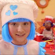 Stephanie lazytown de peruca azul 🔝