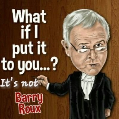 Man’s NOT Barry Roux