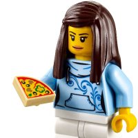 Messanger of pineapple pizza