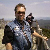 Harley Riding Patriot