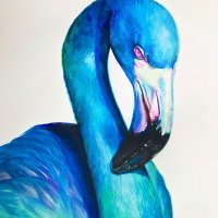 Blue Flamingo