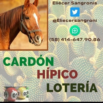CARDÓN HÍPICO & LOTERIAS 🌵ELIECER SANGRONIS