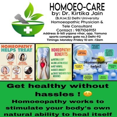 Dr.Kirtika Jain (Homoeopath)