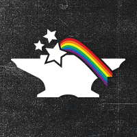 Regenbogen Schmiede🏳️‍🌈-🖤🩶🤍💚🤍🩶🖤