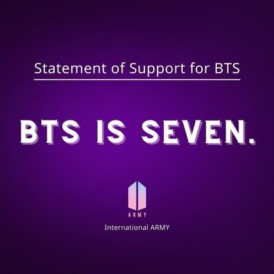 BTS is 7 nce