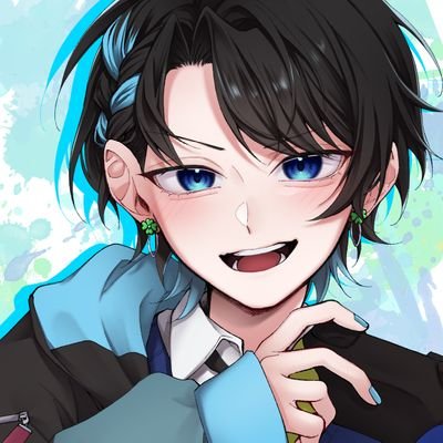 黒髪ライン🍀🎮⚡/Son・ligne🩵🩷