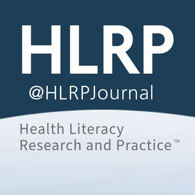 HLRP: Health Literacy Research and Practice