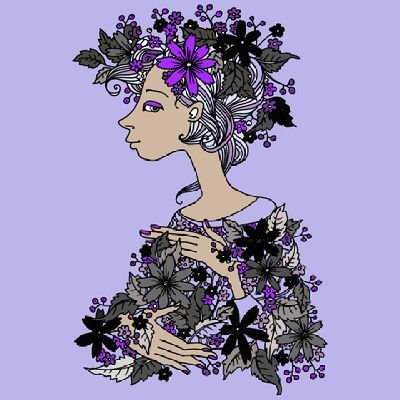 ผู้หญิงสีม่วง..💜