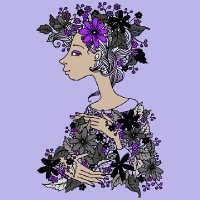 ผู้หญิงสีม่วง..💜