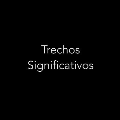 Trechos Significativos