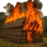 Longhouse Burning