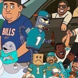 Bite My Shiny Metal "Aqua & Orange" Ass! ... 🐬⬆️