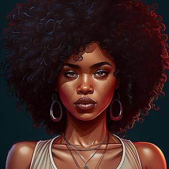 Black American Girl 🇺🇸