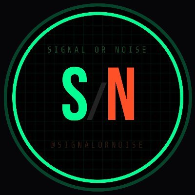 SoN · Signal or Noise
