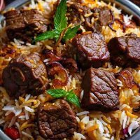 Beef biryani
