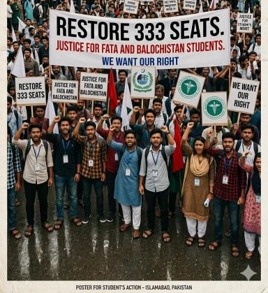 JusticeforFataandBalochistanstudents