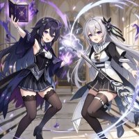 アクアハウス「魔法少女達」AIイラスト