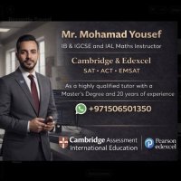 Dr. Mohamad | IB & IGCSE Math Tutor Dubai