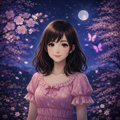 ぷか月（海に浮かぶ月）