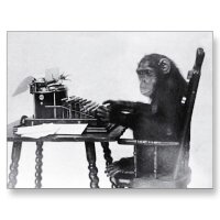 sir monkey typewrite
